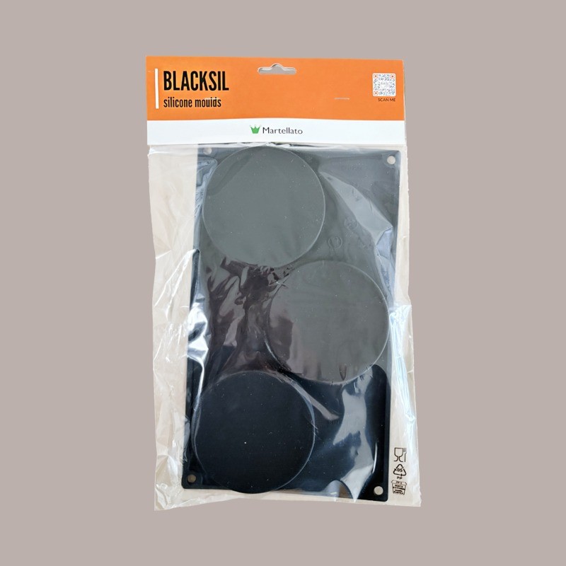Stampo Disco in Silicone Nero per Monoporzione Dolci e Salati Dm 10 cm H 2 cm [b9252a42]