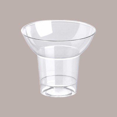 Bicchiere Svasato 100cc in PS Trasparente ideale per Yogurt Dessert Gelato GO YO 100 pezzi [3835bde4]