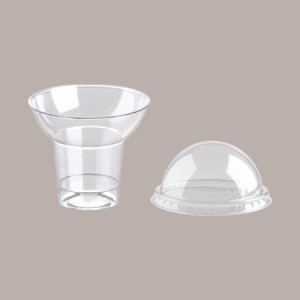 Coperchio Bombato Trasparente per Bicchiere Go Yo 200cc 040292 100 pezzi [23ef0ad7]