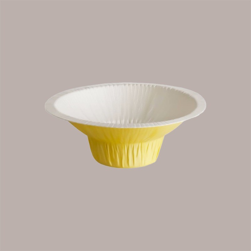 Coppetta Yogurt Gelato 100cc Carta Compostabile Bio Gialla Go Yo 50 pezzi [2c3957bd]