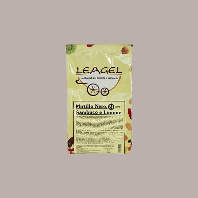 Easy al Gusto Mirtillo Nero Sambuco e Limone Preparato in Polvere per Gelato Leagel 1,2 kg [35d0ac3a]