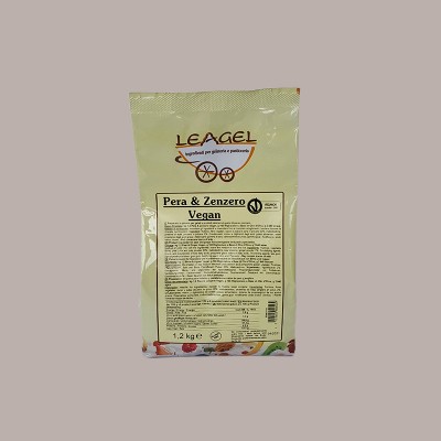 Easy Gusto Pera e Zenzero Vegan Preparato Polvere per Gelato Leagel 1,2 kg [cfce397f]