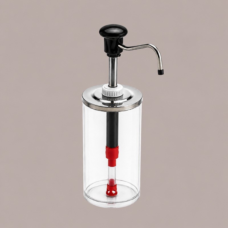Distributore Dosatore Dispenser per Salse Creme Spalmabili Marmellate Finiture Nere 1650 ml [1c059d94]