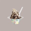 Coppetta Yogurt Gelato 100cc in Carta Riciclabile Grafica Pois Go Yo 50 pezzi [3e155d07]