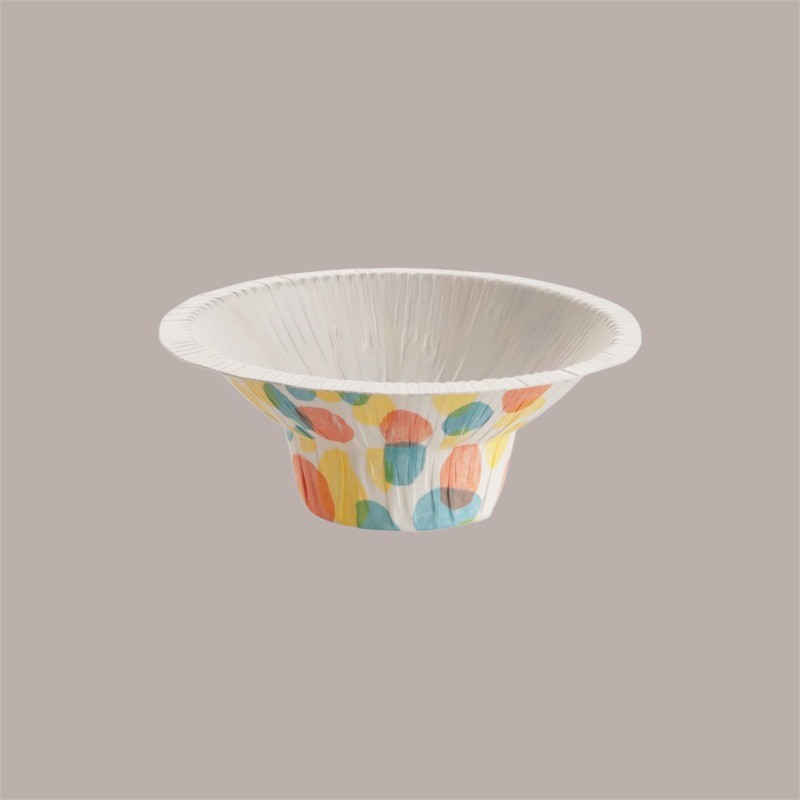 Coppetta Svasata per Yogurt Gelato in Carta Riciclabile Grafica Pois Go Yo 150cc 50 pezzi [046f914a]