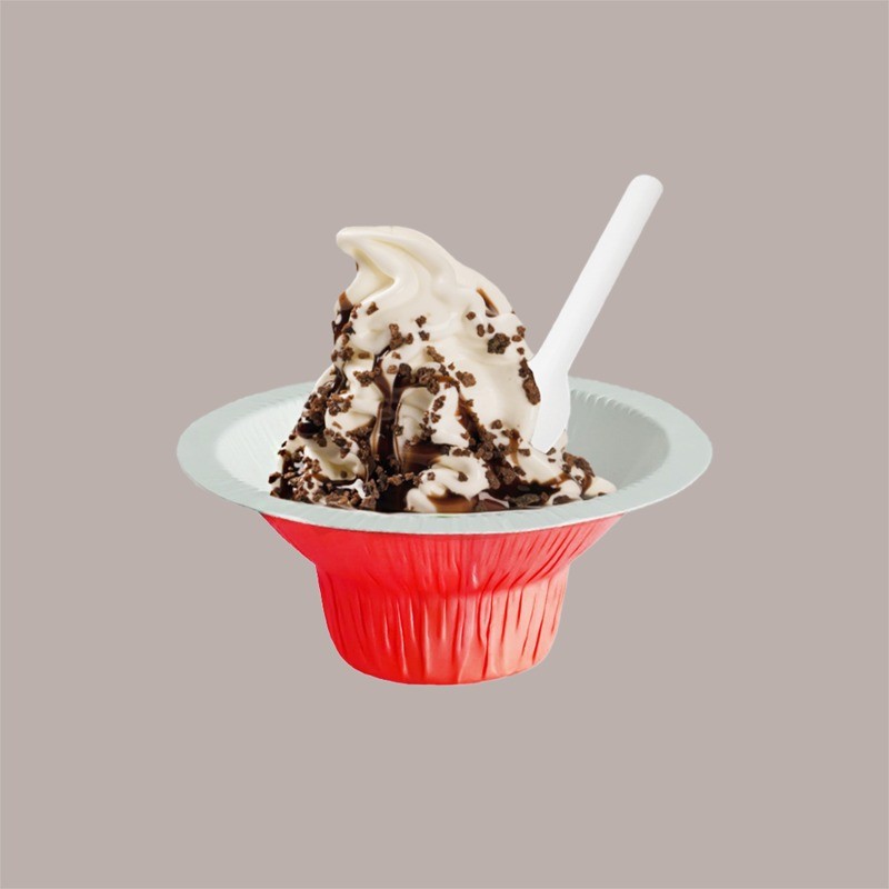 Coppetta Svasata per Yogurt Gelato Carta Compostabile Bio Verde Go Yo 150cc 50 pezzi [066b0cbf]