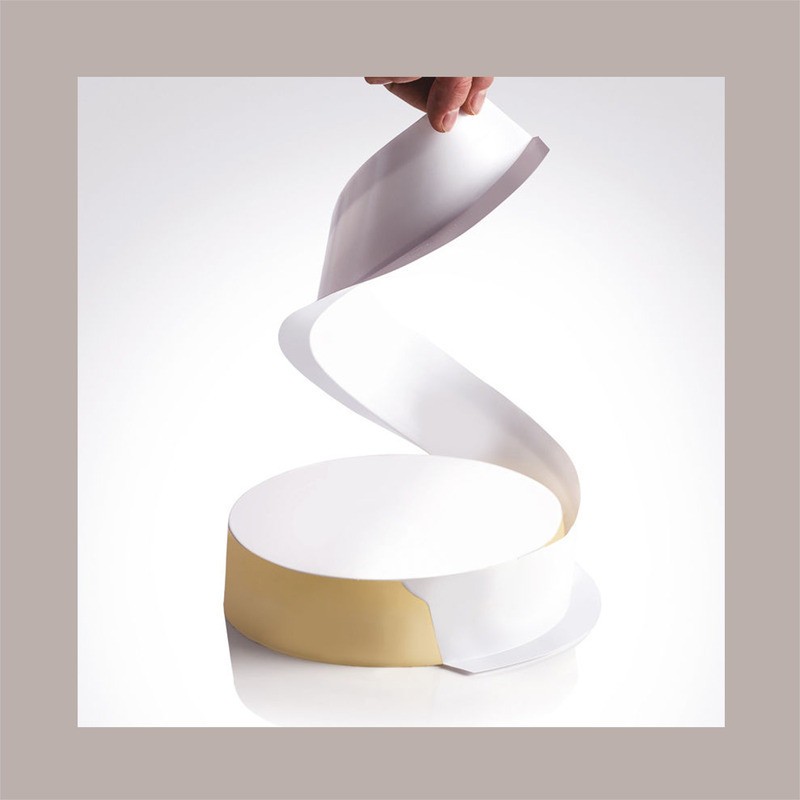Stampo Monouso in Plastica Bianco Monoporzione Semifreddi One Strip Dm63H40mm 6x6 pezzi [256e7ec4]