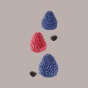 Stampo in Silicone 3D per Frutta Realistica Mora dm 65 mm H 67 mm [aad610cb]