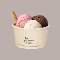 Coppetta Gelato Piccola in Carta Pulp Bambù Colore Avana 80cc 250 pezzi [7cdb29aa]