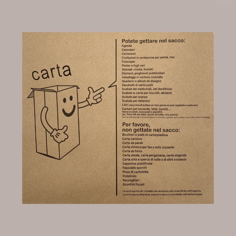 Sacchi in Carta per Raccolta Differenziata 35 Lt 25 pezzi [c056ea4c]