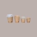 Bicchiere Carta per Caffè Biodegradabile Compostabile 3oz 80cc 100 pezzi [d0171141]