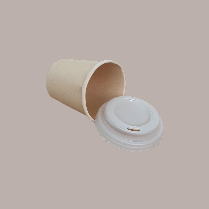 Bicchiere Carta per Caffè Biodegradabile Compostabile 4oz 120cc 50 pezzi [0238a451]