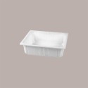 Vaschette 1/2 Gastronorm in Polipropilene Termosaldanti Bianche 32x26,5H9,5 cm 56 pezzi [d4a4e674]