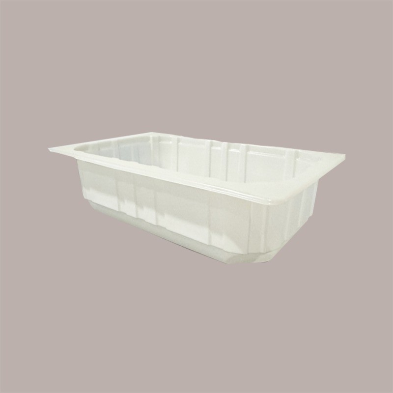Vaschette 1/2 Gastronorm in Polipropilene Termosaldanti Bianche 32x26,5H9,5 cm 56 pezzi [8bcd2250]