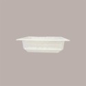 Vaschette 1/2 Gastronorm in Polipropilene Termosaldanti Bianche 32x26,5H9,5 cm 56 pezzi [bfcf2363]