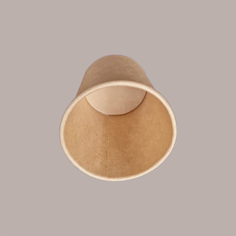 Bicchiere Carta Termico Caffè 80cc 3oz Avana Marrone Naturale 100 pezzi [5925a1fd]