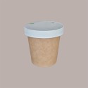 Bicchiere Carta Termico Caffè 80cc 3oz Avana Marrone Naturale 100 pezzi [8553a5ee]