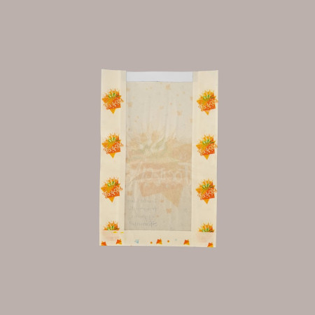 1000 Pz Sacchetto Carta Antigrasso Focaccia con Finestra 22x31 [cc875462]