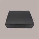 Scatola Carta Chiusa Box Asporto Seta Nero 300x240H80 10 pezzi [16d0d6da]