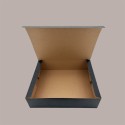 Scatola Carta Chiusa Box Asporto Seta Nero 300x240H80 10 pezzi [cff695d7]