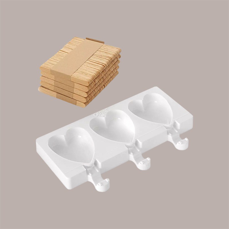 Stampo in Silicone a Forma di Cuore GEL03M Mini Heart-Ic 67x55H18 mm [9efff706]