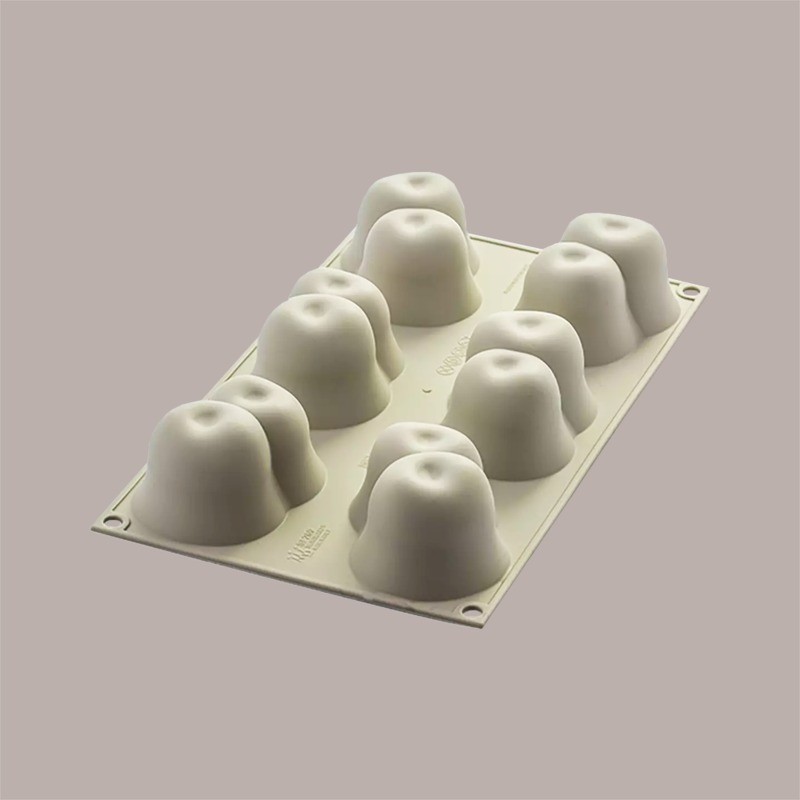 Stampo in Silicone 3D per Frutta Realistica Rosso Ciliegia 75x50H45 mm [141a562b]