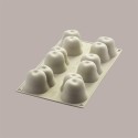 Stampo in Silicone 3D per Frutta Realistica Rosso Ciliegia 75x50H45 mm [141a562b]