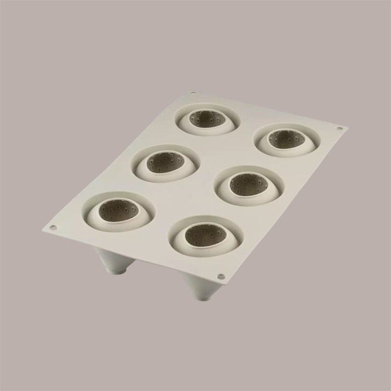 Stampo in Silicone 3D per Frutta Realistica Fragole e Panna dm 59 mm H 61 mm [fa053ac4]