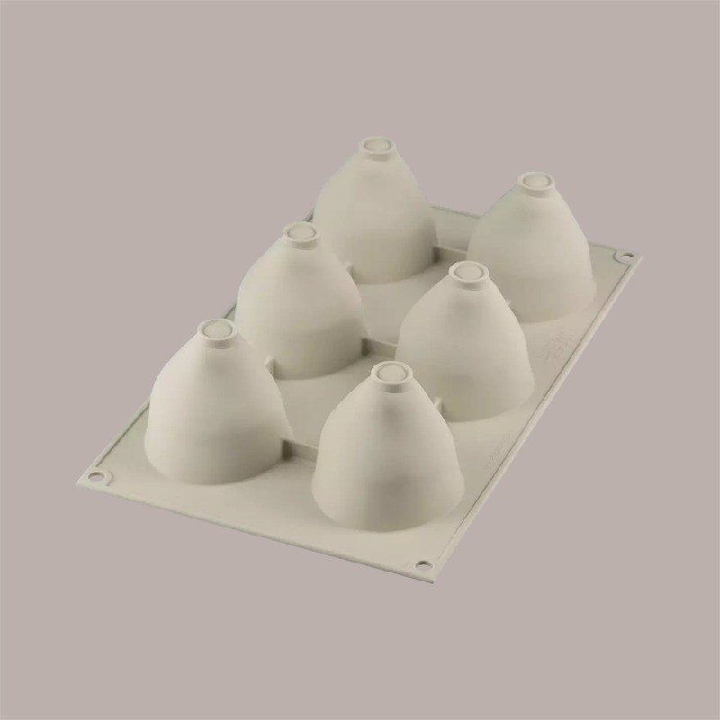 Stampo in Silicone 3D per Frutta Realistica Fragole e Panna dm 59 mm H 61 mm [4d18fbc0]