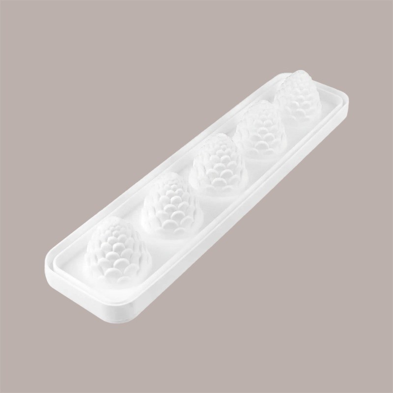 Stampo in Silicone 3D per Frutta Realistica Foresta e Ananas dm 60 mm H 73 mm [51aa99c7]