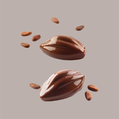 Stampo in Silicone 3D per Frutta Realistica Fava di Cacao 102x57H42 mm [8652c711]