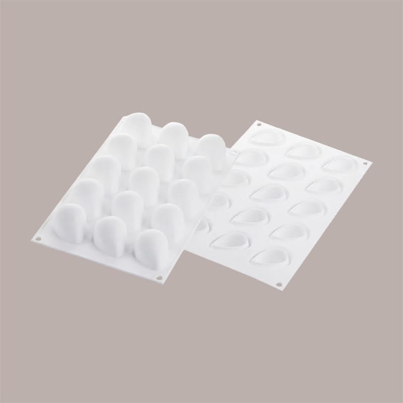Stampo in Silicone 3D per Frutta Realistica Fragola 48x37H23 mm [f7070d09]