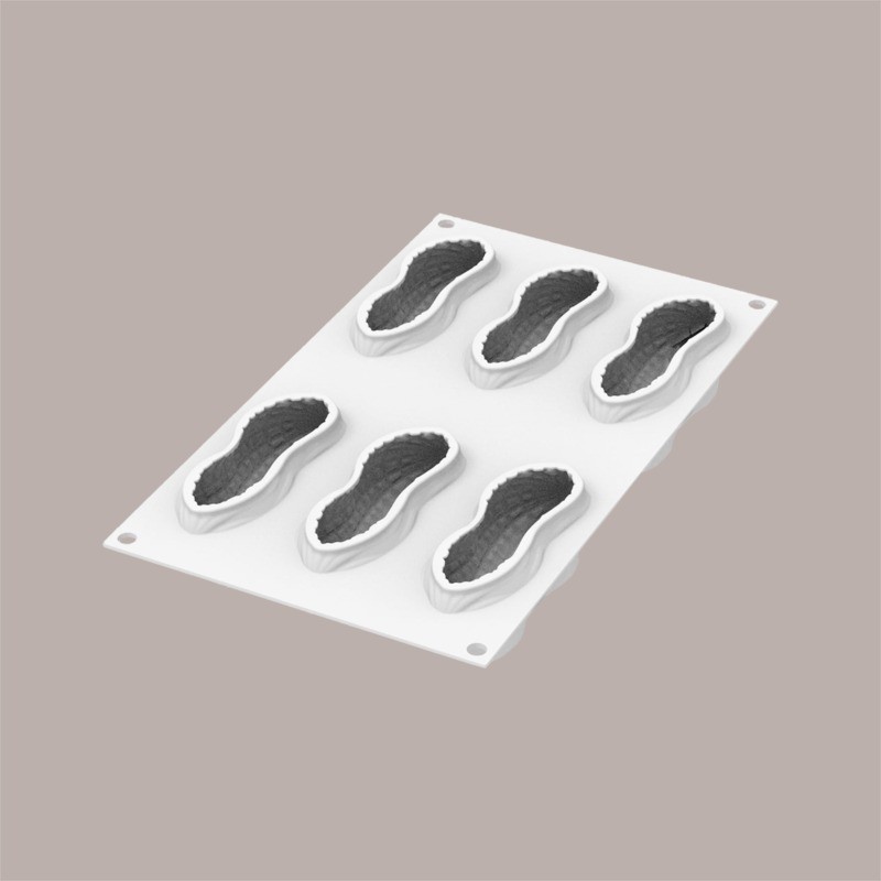 Stampo in Silicone per Frutta Realistica Arachide 107x43h40 mm [6b44b385]