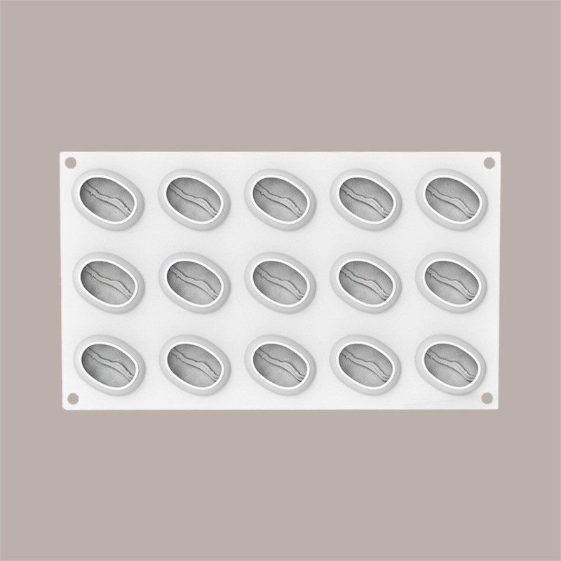 Stampo in Silicone per Frutta Realistica Chicco di Caffe 50x38H26 mm [fe03b880]