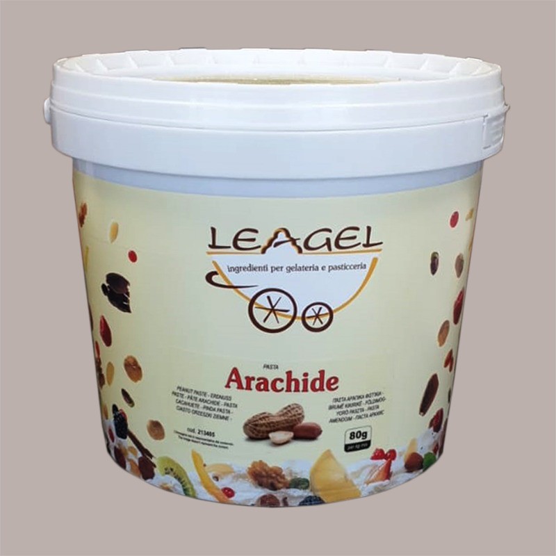 Pasta Concentrata al Gusto Arachide per Gelato e Dolci Leagel 5 Kg [a32166a5]
