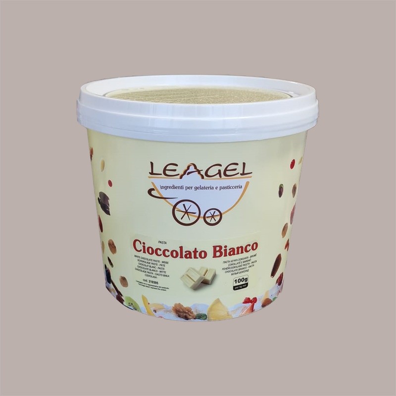 Pasta Concentrata al Gusto Cioccolato Bianco per Gelato e Dolci Leagel 3,5 Kg [141e7475]