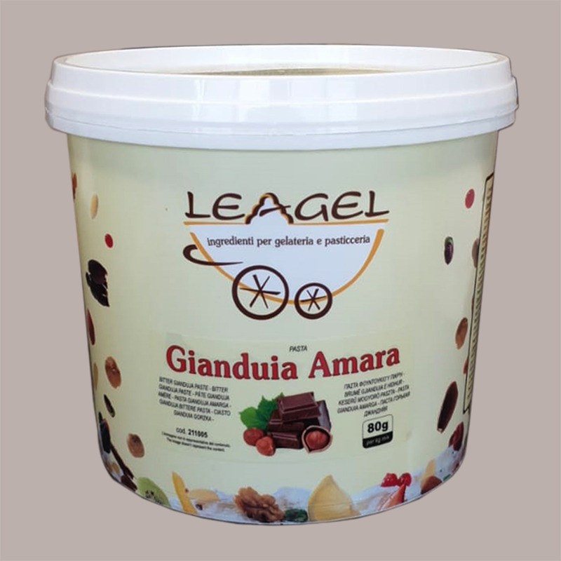 Pasta al Gusto Gianduia Amara per Gelato, Dolci e Torte Leagel 3,5 Kg [936de5c0]