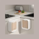 Cestino Pattumiera Automatica con Sensore da Incasso 7 Lt Bianco con Superficie Effetto Legno Chiaro JAH564-1 [fe98a63a]