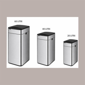 Cestino Pattumiera a Scomparsa 40 Lt in Acciaio Inox JAH7535-40L [818636f2]
