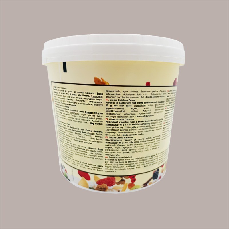 Pasta Concentrata Gusto Crema Catalana per Gelato e Dolci Leagel 3,5 Kg [46cf1eee]