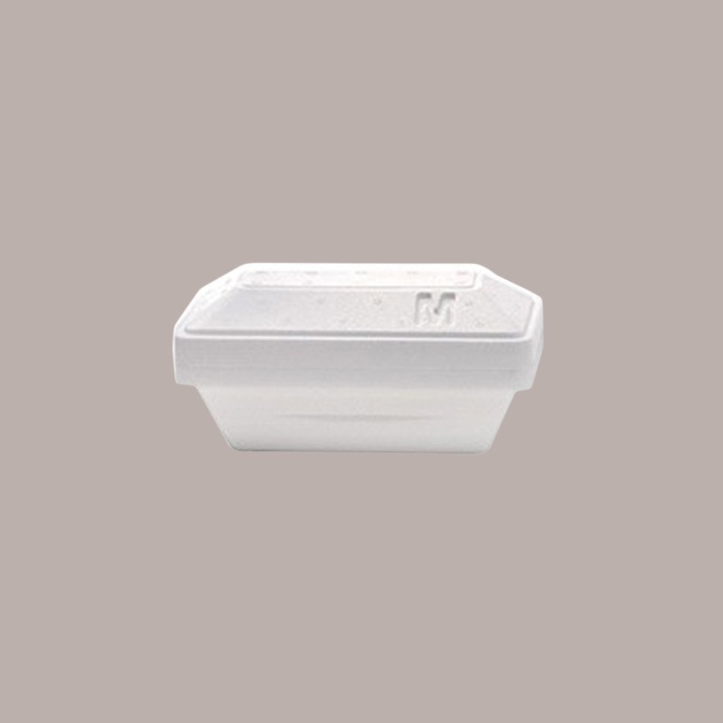 Vaschetta per Gelato in Polistirolo YETI M 350 gr / 500 cc Alcas 50 pezzi [19c19513]