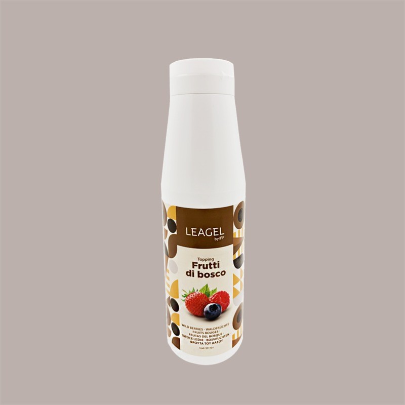 Topping Gusto Frutti di Bosco Salsa Dolce per Gelati Dessert Yogurt Leagel 1 Kg [871cd902]