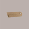 Cesto per Confezioni Regalo Natalizie in Cartoncino Avana Liscio Rettangolare Grande 450x350H120mm 10 Pz [633c2d99]
