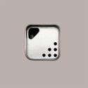 Scatola Portaspezie Quadrato in Alluminio con Tappo Dosatore 53x53x72 mm 5 Pz [fb89a5c8]