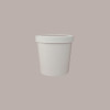 Cestello Barattolo Gelato in Carta Ice Cream Bucket 1000cc 50 Pz [5a50ac3d]
