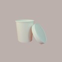Cestello Barattolo Gelato in Carta Ice Cream Bucket 1000cc 50 Pz [e81d2a27]