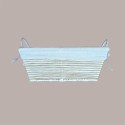 Cesto per Confezioni Regalo Natalizie in Carta Grigio Beige con Fodera cotone Rettangolare Piccolo 300x200H120mm 1 Pz [6484f468]