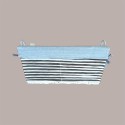 Cesto per Confezioni Regalo Natalizie in Carta Grigio Bianco con Fodera cotone Rettangolare Medio 340x280H160mm 1 Pz [07afaa7f]