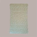 Cesto per Confezioni Regalo Natalizie in Cartoncino Avana grafica Stelle Bianche Galaxy Rettangolare Grande 400x300H1 [885102ad]