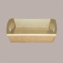 Cesto per Confezioni Regalo Natalizie in Cartoncino Avana Liscio Rettangolare Medio 370x265H100mm 10 Pz [4f87ede0]